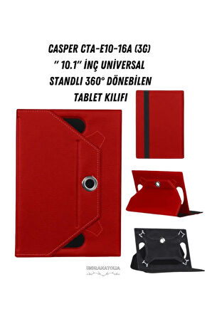 Casper CTA-E10-16A (3G) - 10.1"  Universal Standlı 360° Dönebilen Tablet Kılıfı