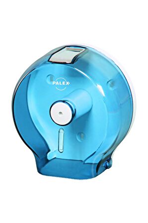 (ün-ev) Jumbo Tuvalet Kağıtlığı (tuvalet Kağıdı Dispenseri) Şeffaf-mavi 3444-1