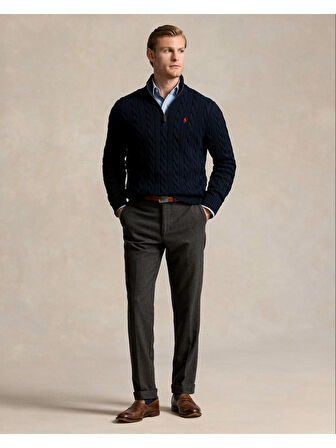 Polo Ralph Lauren Yarım Fermuar Triko Kazak