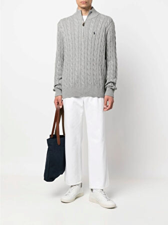 Polo Ralph Lauren Yarım Fermuar Triko Kazak