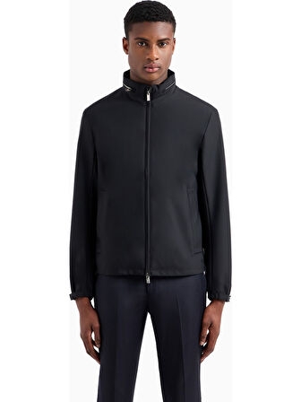 Emporio Armani Erkek Gizli Kapüşonlu Mont