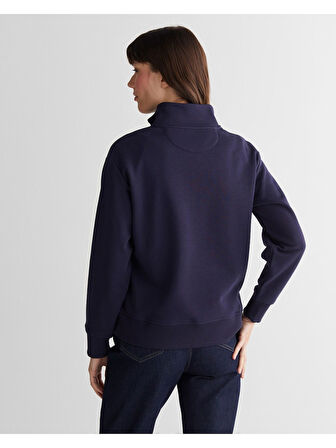 Gant Kadın Yarım Fermuar Sweatshirt