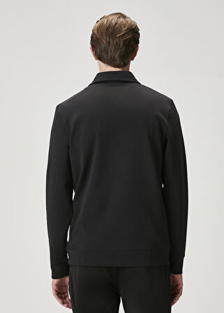 Beymen Club Comfort Fit Siyah Polo Sweatshirt