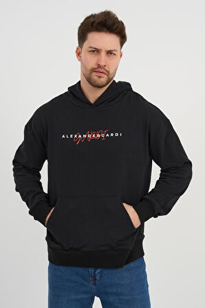 ALEXANDERGARDI Özel Unisex Baskılı Kapüşonlu Kanguru Cepli Sweatshirt (UNX-0017602)