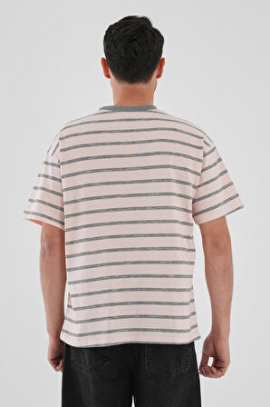 ALEXANDERGARDI Cep Detaylı Çizgili T-shirt