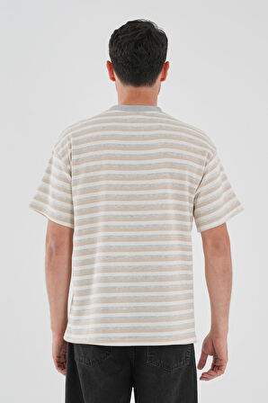 ALEXANDERGARDI Cep Detaylı Çizgili T-shirt