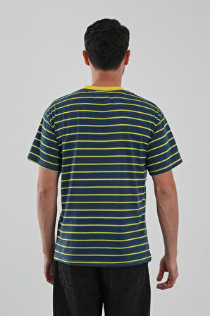ALEXANDERGARDI Cep Detaylı Çizgili T-shirt