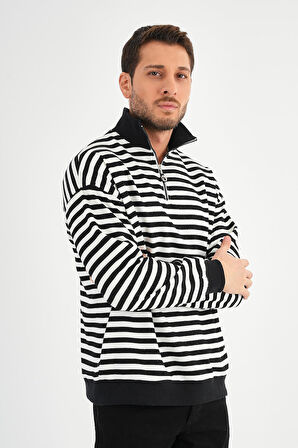 ALEXANDERGARDI DİK YAKA FERMUARLI SWEATSHIRT