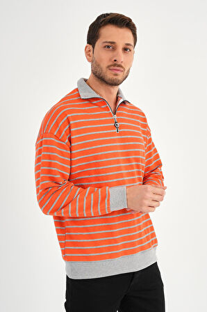 ALEXANDERGARDI DİK YAKA FERMUARLI SWEATSHIRT