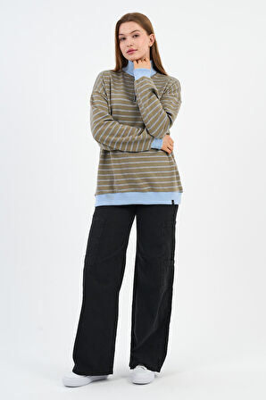 ALEXANDERGARDI DİK YAKA FERMUARLI SWEATSHIRT (UNX-00247-WN)