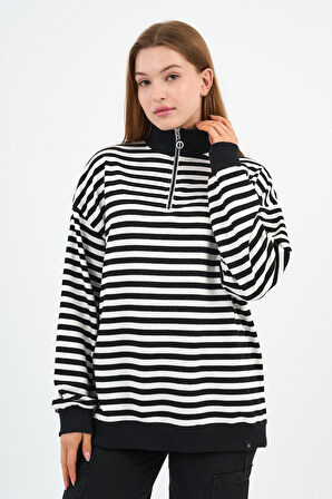 ALEXANDERGARDI DİK YAKA FERMUARLI SWEATSHIRT (UNX-00247-WN)