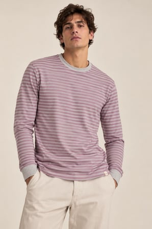 Çizgili Uzun Kollu T-Shirt
