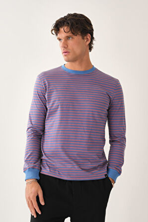 Çizgili Uzun Kollu T-Shirt