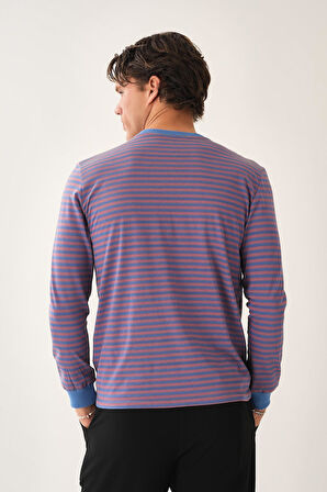 Çizgili Uzun Kollu T-Shirt