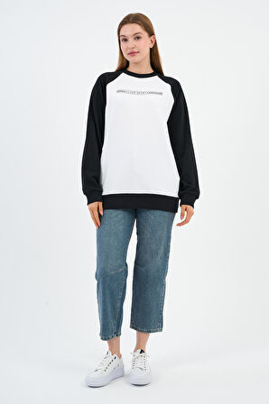 Baskılı Regular Fit Sweatshirt (UNX-731-00-WN)