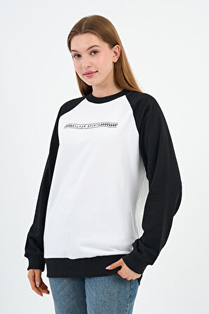 Baskılı Regular Fit Sweatshirt (UNX-731-00-WN)