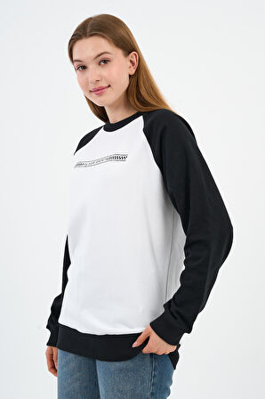 Baskılı Regular Fit Sweatshirt (UNX-731-00-WN)
