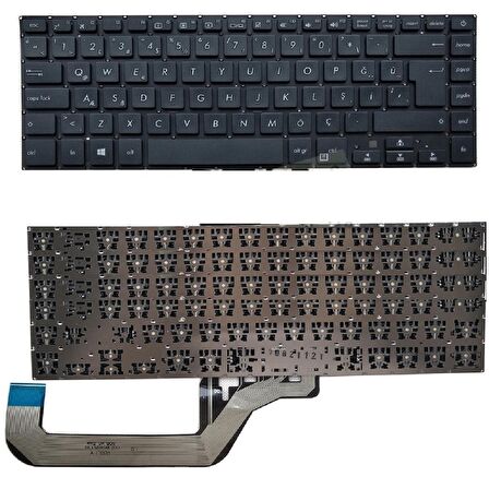 Asus X505B, X505BA, X505BP, X505Z, X505ZA Uyumlu Klavye Tuş Takımı Tuş Seti Siyah Türkçe
