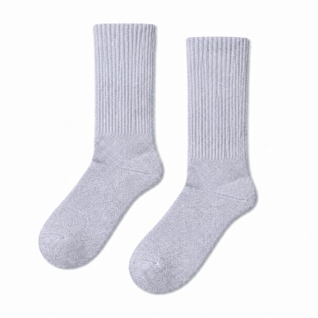 Carnaval Gri Melanj Yarım Havlu Unisex Soket Çorap