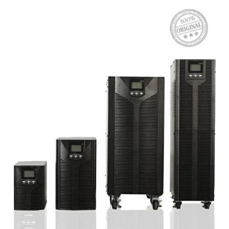 UP 11 2 Kva 2000 VA Online Ups  1F/1F 4*7 Ah Akü 5/15 Dakika Kesintisiz Güç Kaynağı