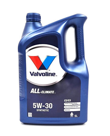 VALVOLINE ALL CLIMATE 5W-30 5 LT ( Üretim Yılı 2024 )