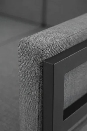 Nora Metal Karkas 4'lü Köşe Koltuk Takımı | Keten Dokuma, Sağ-Sol Modüler, Balkon Bahçe