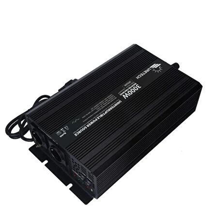 URETECH 3000 W Watt 12 V Volt Modifiye Sinüs Akü Şarjlı Ups İnverter 12Vdc-220Vac İnvertör
