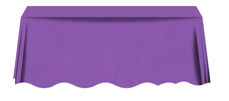 Özel Üretim Günlük Kullanım Bahçe Masası Renkli Örtü Mor Plastik Düz Masa Örtüsü (120*180 cm)