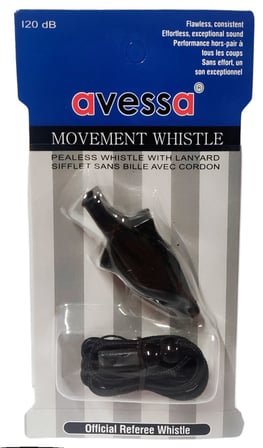 Premium Sporcu Aktivite Spor Aksesuarı DK-30-BLACK İpli Düdük Siyah Renk