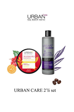 Expert Biotin & Kafein Şampuan 350ML + Hibiscus & Shea Butter Saç Bakım Maskesi 230 ML