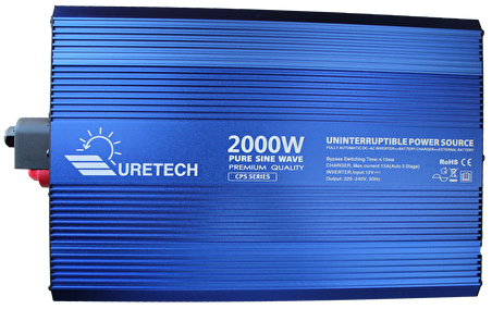 URETECH 2000 WATT 12V TAM SİNÜS AKÜ ŞARJLI UPS İNVERTER