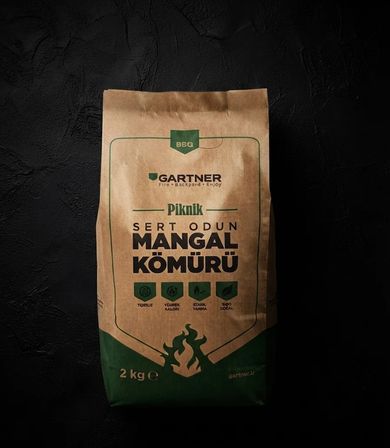 gartner piknik sert odun mangal kömürü 2 kg