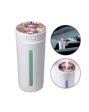 USB Araç Nemlendirici 5 Esans Hediyeli Renkli Işıklı Mini Difüzör