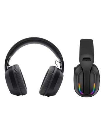 RGB Aydınlatmalı Kablosuz Oyuncu Kulaklığı Konsol ve PC Uyumlu