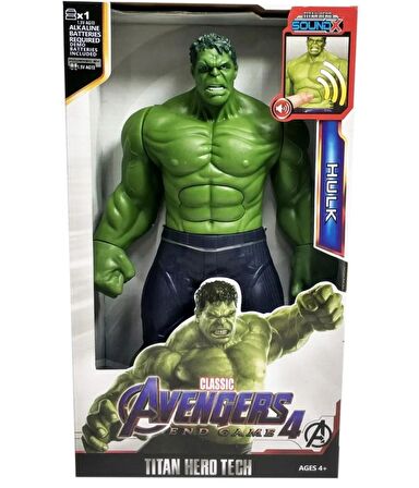 Hulk Avengers Sesli Işıklı Aksiyon Figür Oyuncak 30 cm