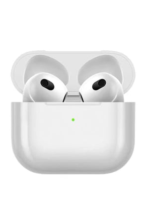 Movenchy Airpods Tesna Buds 4 Aktif Gürültü Engelleyici Özellikli Bluetooth Kulaklık - Beyaz