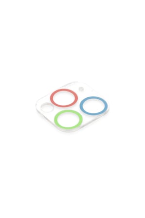 Uray store Apple iPhone 11 Pro Renkli Kamera Lens Koruma Cam - Mavi-Yeşil
