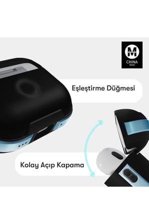 Movenchy Apple Airpods Pro 2 (2.nesil) MO-A8 Armor Kılıf - Koyu Yeşil