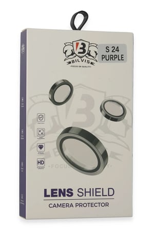 Uray store Samsung Galaxy S24 Bilvis Titan Kamera Lens - Derin Mor