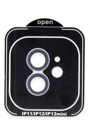 Joko Apple iPhone 11 PVD Metal Kamera Lens - Mavi