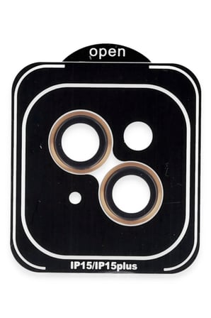 Joko Apple iPhone 15 PVD Metal Kamera Lens - Turuncu