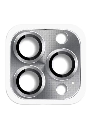 Uray store Apple iPhone 16 Pro Max Pers Alüminyum Kamera Lens - Gri