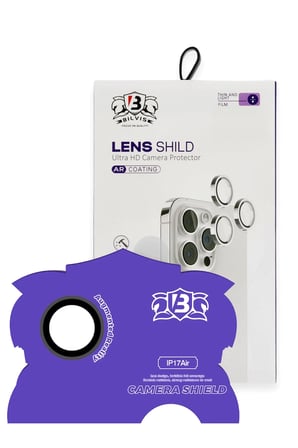Uray store Apple iPhone 17 Air Bilvis Titan Kamera Lens - Siyah