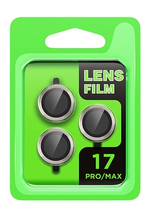 Uray store Apple iPhone 17 Pro Raze Metal Kamera Lens - Gri