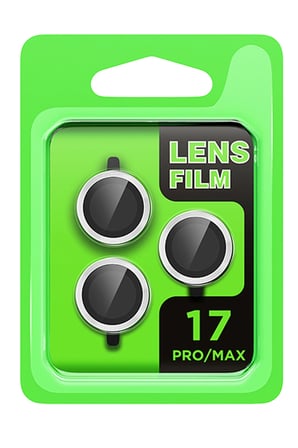 Uray store Apple iPhone 17 Pro Raze Metal Kamera Lens - Gümüş
