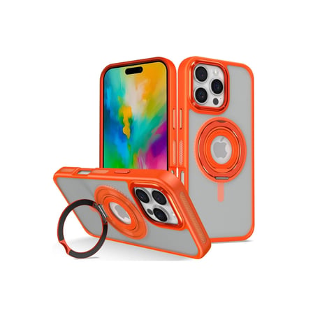 Joko Apple İphone 16 Pro Max Banza Magsafe Standlı Kapak - Turuncu