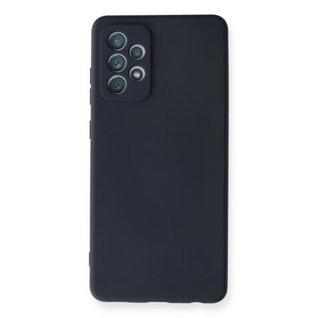 Samsung Galaxy A72 Kılıf Nano İçi Kadife Silikon - Lacivert