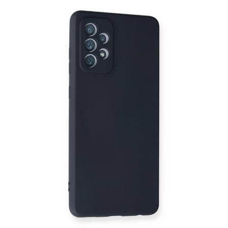 Samsung Galaxy A72 Kılıf Nano İçi Kadife Silikon - Lacivert