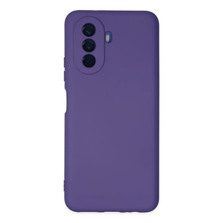 Huawei Nova Y70 Kılıf Nano İçi Kadife Silikon - Mor
