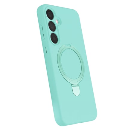 Samsung Galaxy A55 5g Regal Magsafe Standlı Kapak - Su Yeşili